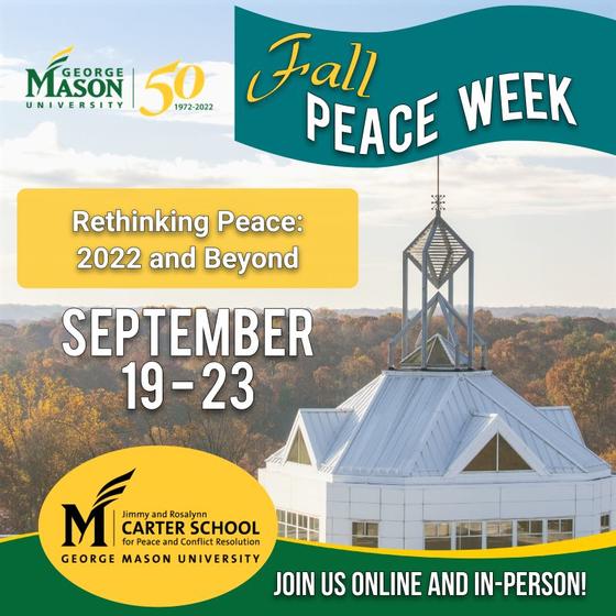 Fall 2022 Peace Week infographic 
